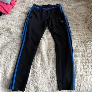Adidas blue joggers